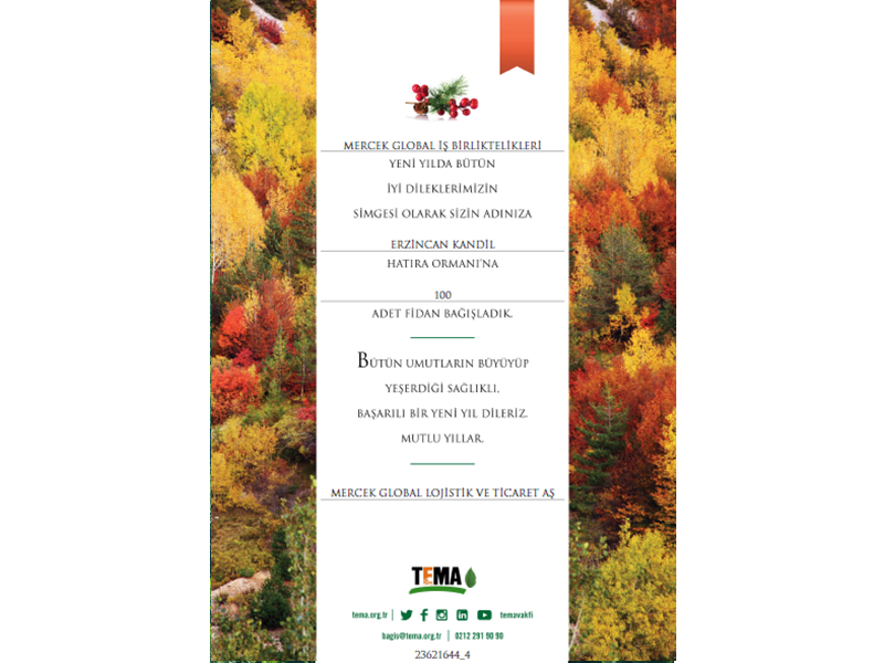 MERCEK GLOBAL LOJİSTİK AĞAÇ DİKME KAMPANYASI - 2025 YIL SONU